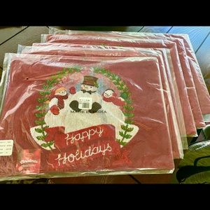 CHRISTMAS PLACEMATS SET OF 8 FROM KOHLS.